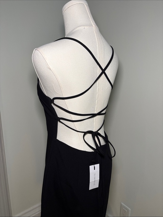 Dynamite Dresses & Skirts - Dynamite Black Backless Strappy Midi Dress